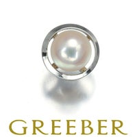 ミキモト ブローチ アコヤパール 真珠 6.7mm   シルバー/合金 