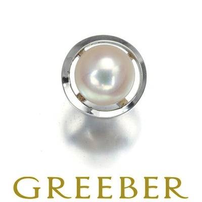 ミキモト ブローチ アコヤパール 真珠 6.7mm   シルバー/合金 