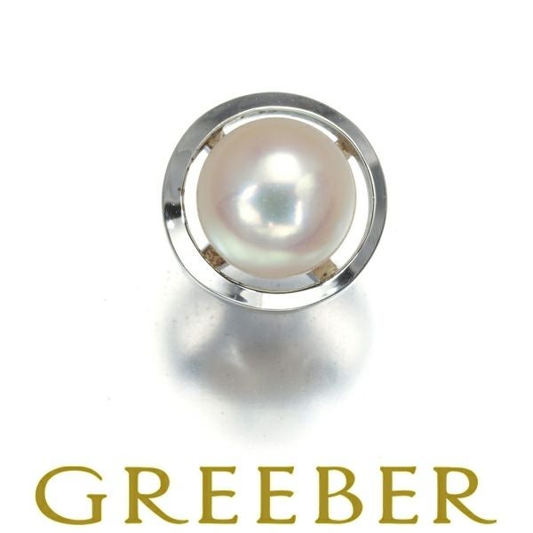 ミキモト ブローチ アコヤパール 真珠 6.7mm   シルバー/合金 