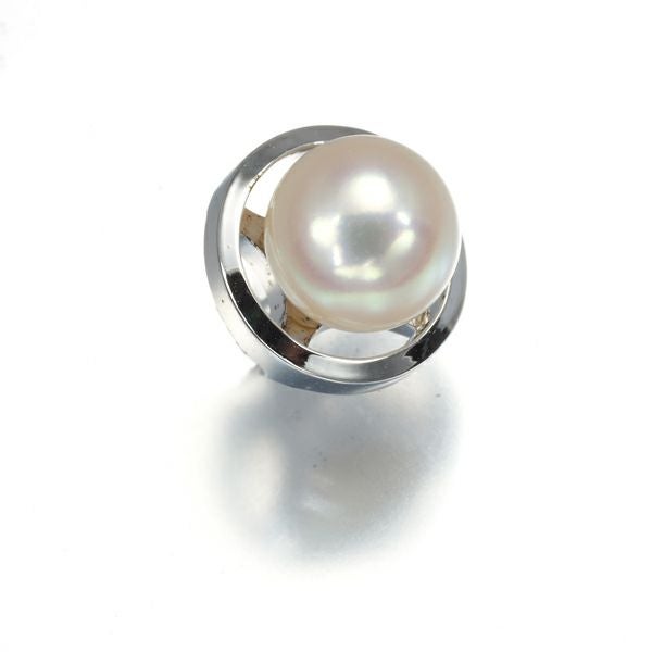 ミキモト ブローチ アコヤパール 真珠 6.7mm   シルバー/合金 