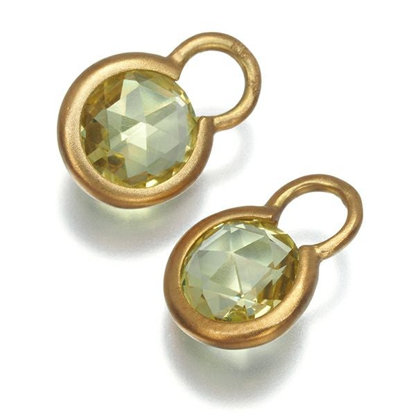 スタージュエリー ピアス ペリドット  チャーム K18YG 
