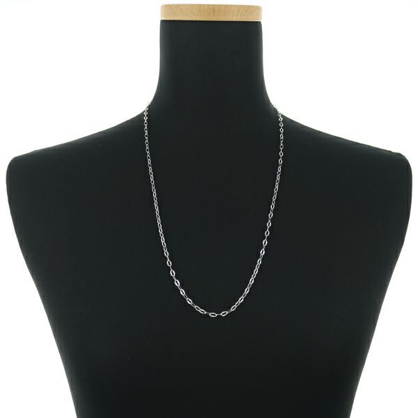  チェーンネックレス ロング 60cm K18WG 