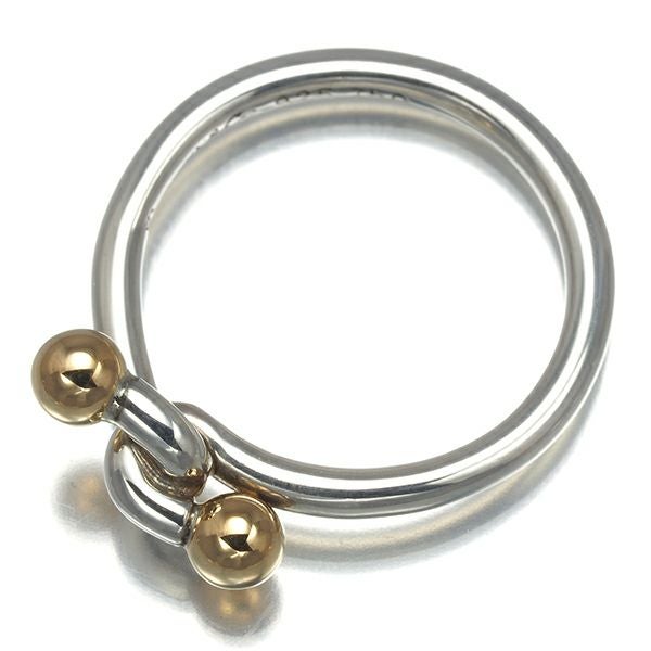 ティファニー リング  ダブルフック 11.5号 シルバー925/K18YG