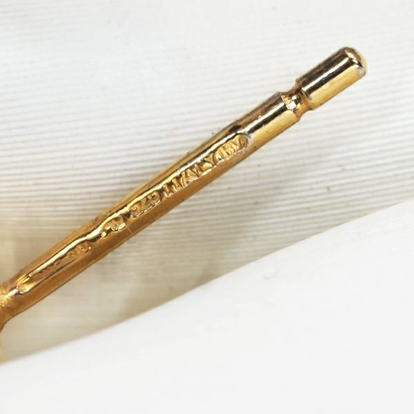 ボッテガヴェネタ ピアス   トライアングル フープ シルバー925/エナメル 