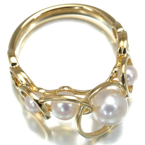 タサキ リング パール アコヤ真珠 3.5-6.2mm エニーマ 13号 K18YG 