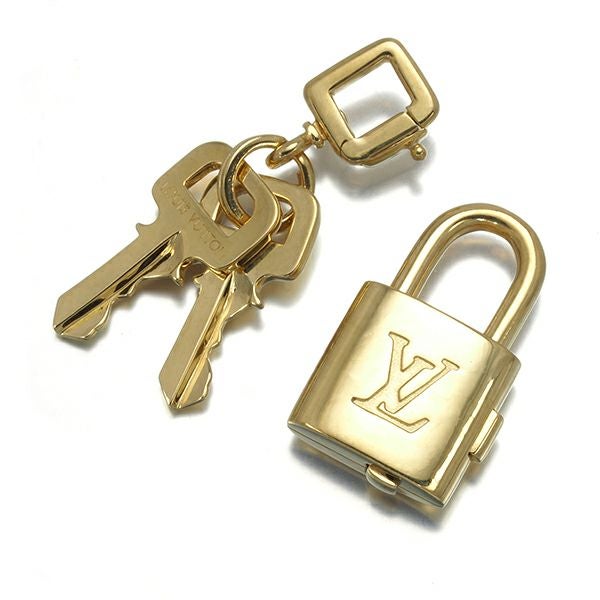 ルイヴィトン ブレスレット パドロック キー チャーム K18YG 箱