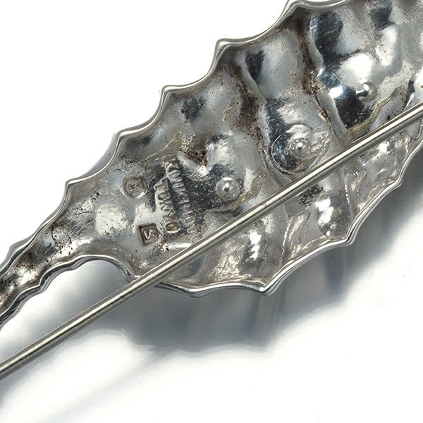 ミキモト ブローチ パール アコヤ真珠 4.3-5.3mm  タツノオトシゴ アニマル シルバー 