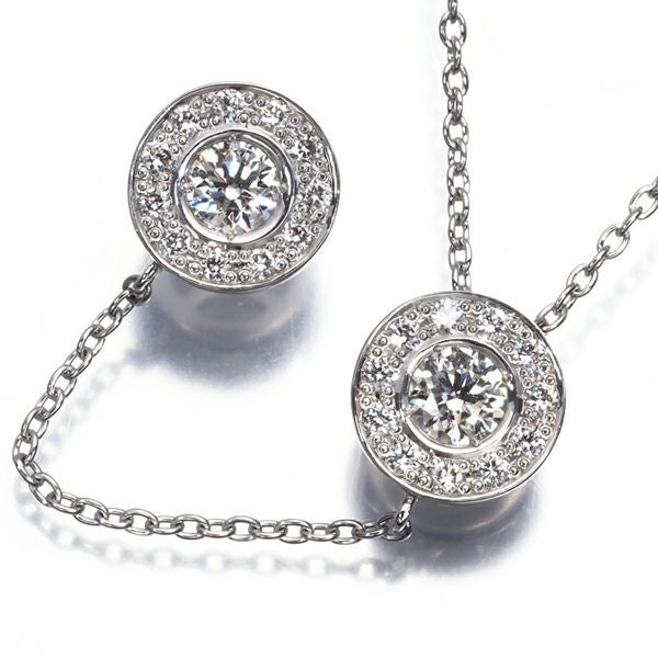 フォーエバーマーク ネックレス ダイヤ 0.325ct Two D  Pt900/Pt850 