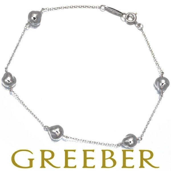 ティファニー ブレスレット  ナゲット ステーション Pt950 