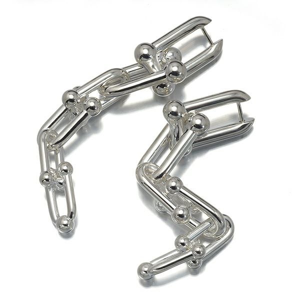 ティファニー ピアス  ハードウェア グラジュエイテッド リンク シルバー925 