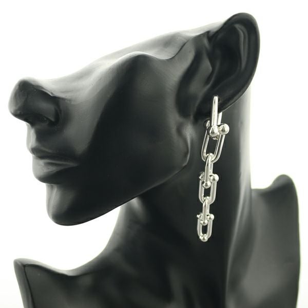 ティファニー ピアス  ハードウェア グラジュエイテッド リンク シルバー925 