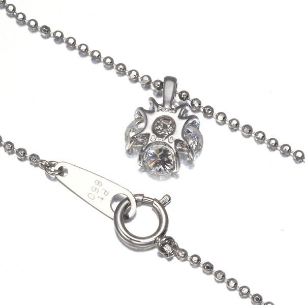 ダイヤ 0.70ct フラワー  ネックレス Pt900/Pt850 