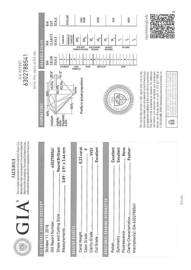 カルティエ リング ダイヤ 0.23ct F VVS1 EX ミニラブ ソリテール 52号 K18PG 鑑/修理書