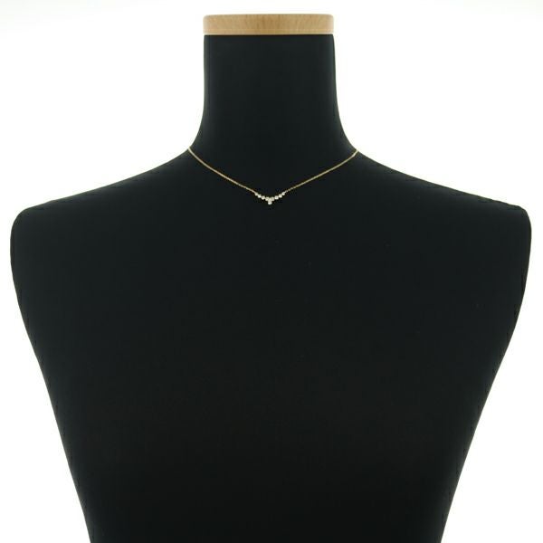 ヴァンドーム ネックレス ダイヤ 0.36ct   K18YG 