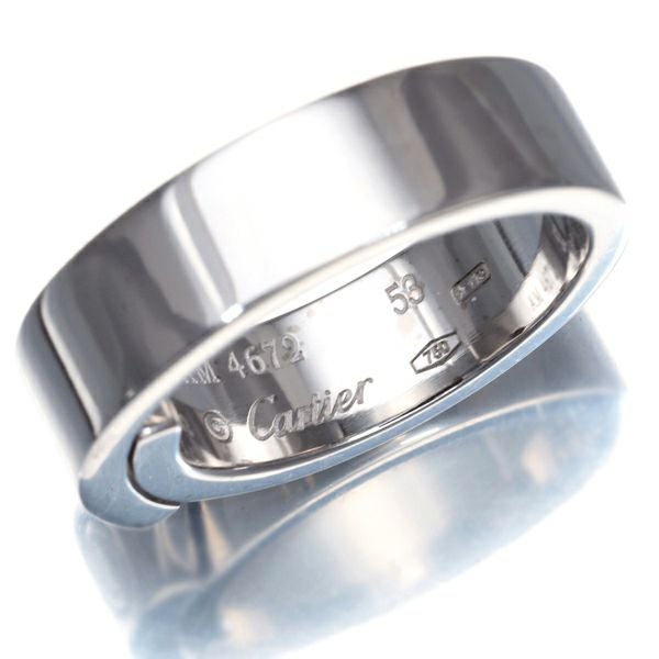 カルティエ リング ダイヤ アニバーサリー 53号 K18WG 