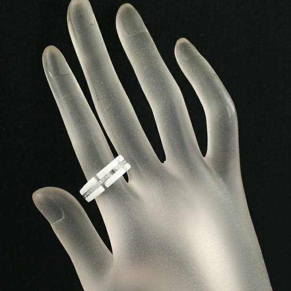 シャネル リング ダイヤ ウルトラ J12 52号 K18WG/ホワイトセラミック 