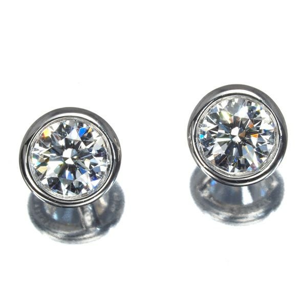 ティファニー ピアス ダイヤ 0.30ct/0.30 G VVS1  EX バイザヤード  Pt950 鑑定書