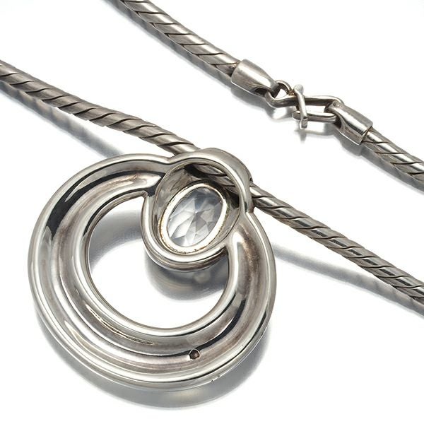 レア品 エルメス ネックレス トパーズ   シルバー925 