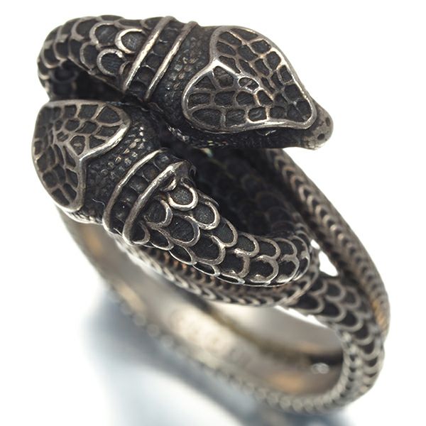 グッチ リング  ガーデン 蛇 アニマル 16号 シルバー925 