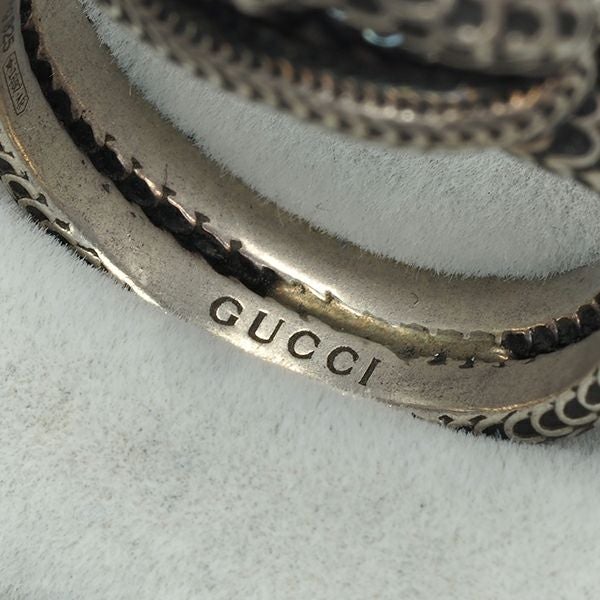 グッチ リング  ガーデン 蛇 アニマル 16号 シルバー925 