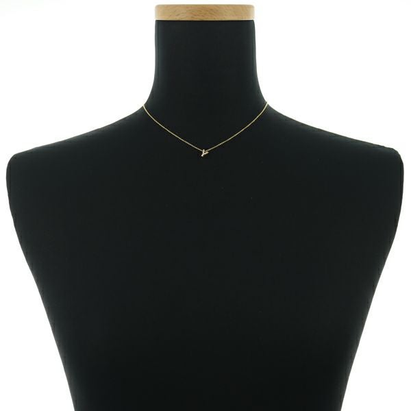 ポンテヴェキオ ネックレス ダイヤ 0.03ct  イニシャル Y K18YG 