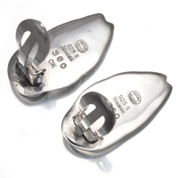 ジョージジェンセン イヤリング ムーンストーン 360 コルツァウ OLE KORTZAU シルバー925 