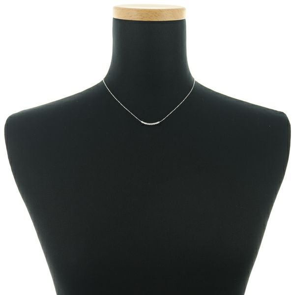 ダイヤ 0.23ct 12P ネックレス K18WG 