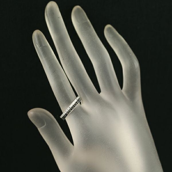 ブシュロン リング ダイヤ キャトルブラック ハーフ 53号 K18WG/ブラックコーティング 