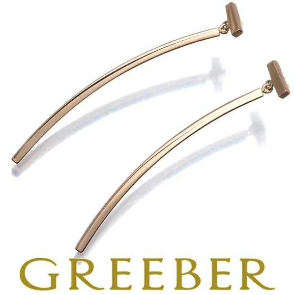 ティファニー ピアス  Tバー  K18PG 