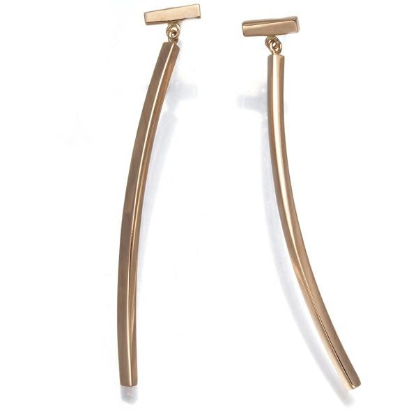 ティファニー ピアス  Tバー  K18PG 