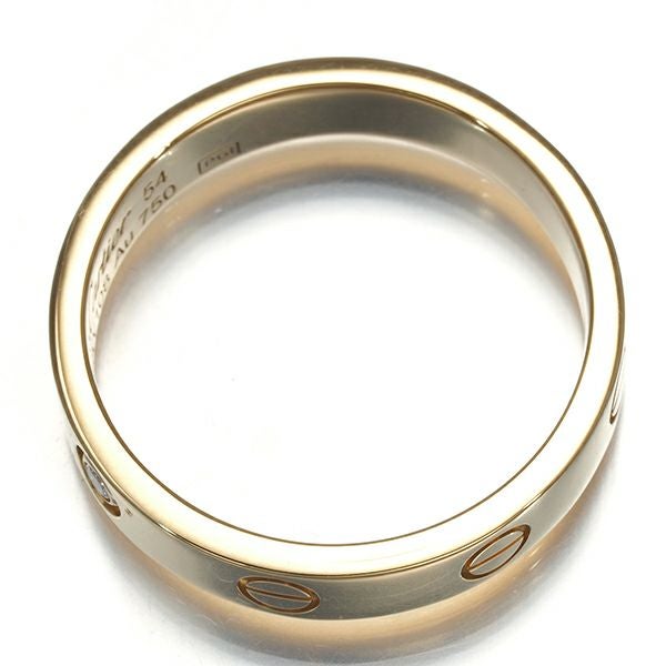 カルティエ リング ダイヤ ミニラブ 1P 54号 K18YG 