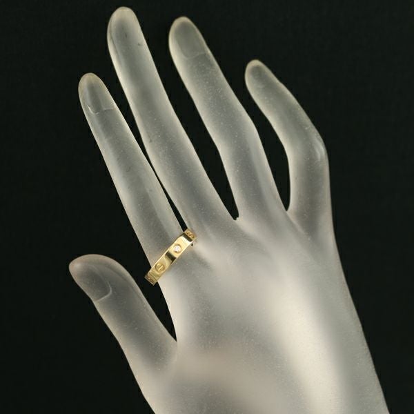 カルティエ リング ダイヤ ミニラブ 1P 54号 K18YG 