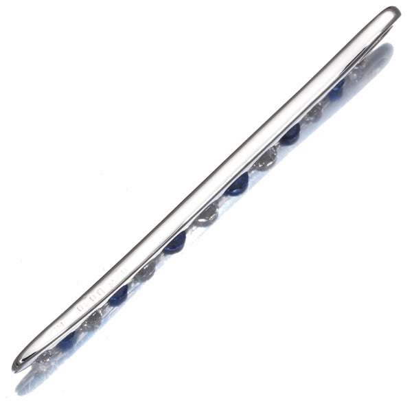 ダイヤ 0.40ct サファイア 0.43ct   ペンダントトップ Pt900 