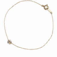 アーカー ブレスレット ダイヤ クローバーディアリー  K18YG 