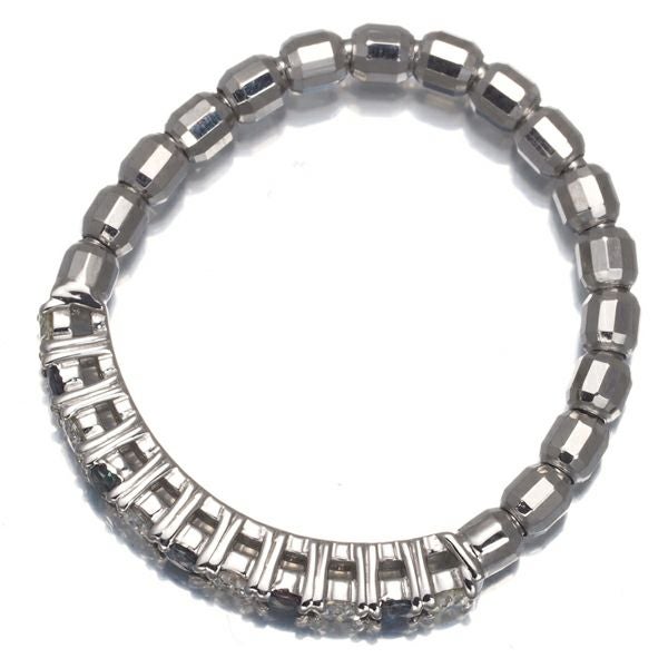 アレキサンドライト 0.10ct ダイヤ 0.10ct フリーサイズ  リング Pt950/ワイヤー 