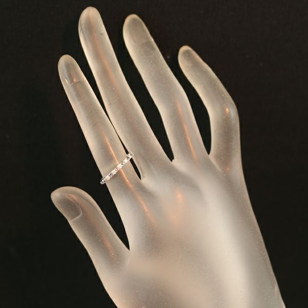 アレキサンドライト 0.10ct ダイヤ 0.10ct フリーサイズ  リング Pt950/ワイヤー 