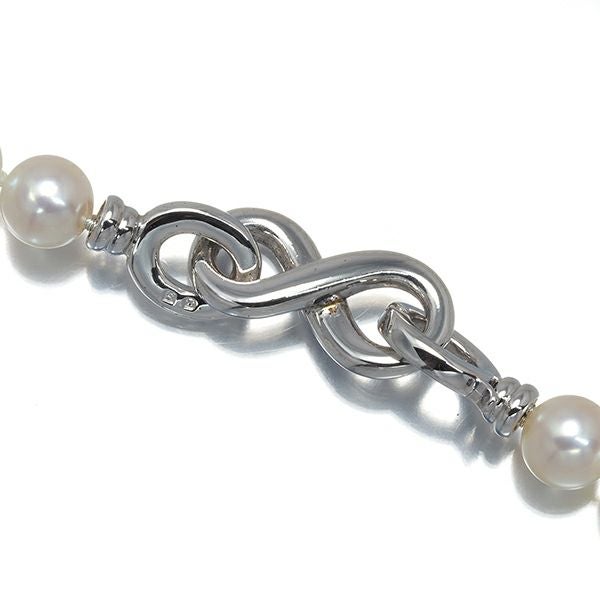 希少！ミキモト ネックレス ゴールデンパール アコヤ真珠 6.5-8.4mm  グラデーション シルバー 