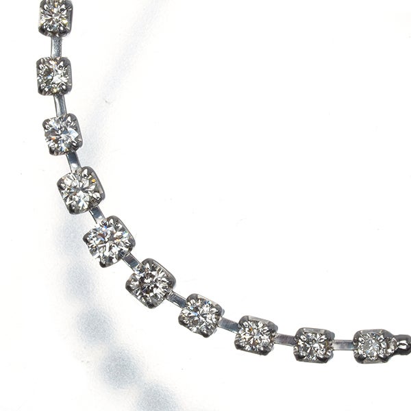 ダイヤ 0.30ct グラデーション  ブレスレット K18WG 