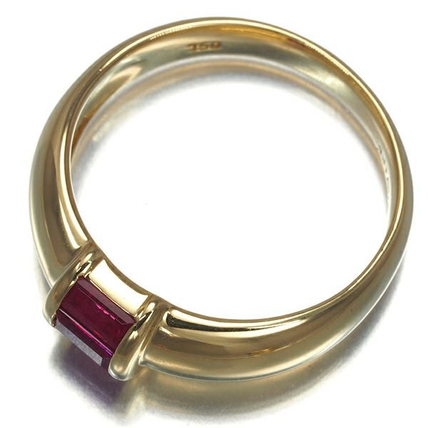 ティファニー リング ルビー スタッキング 11号 K18YG 