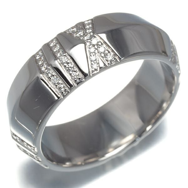 ティファニー リング ダイヤ 0.20ct アトラス クローズド 13.5号 K18WG 