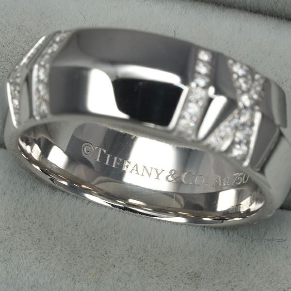 ティファニー リング ダイヤ 0.20ct アトラス クローズド 13.5号 K18WG 