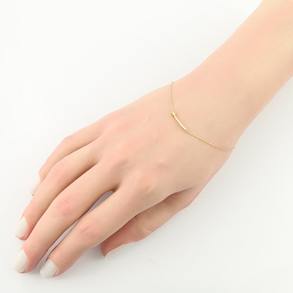 スタージュエリー ブレスレット ダイヤ 0.04ct  スター K18YG 