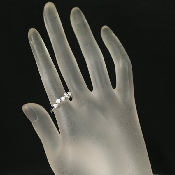 ロイヤルアッシャー リング ダイヤ 0.48ct  12号 Pt900 
