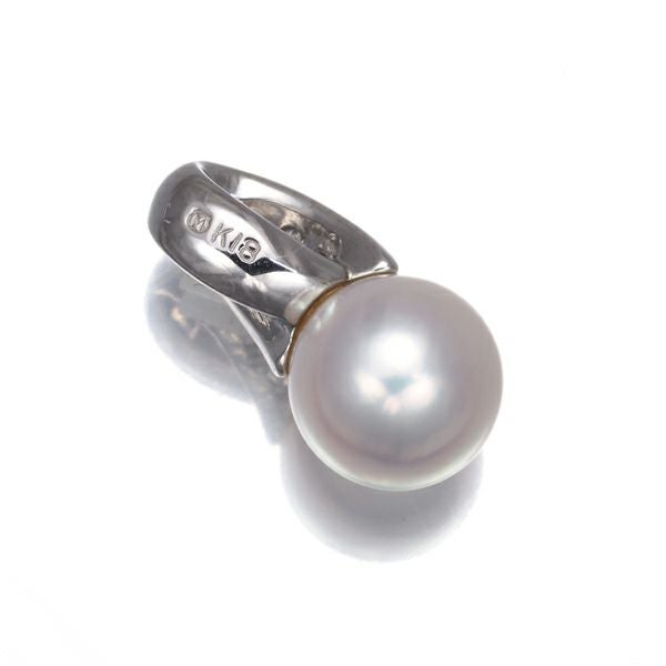 ミキモト ペンダントトップ パール アコヤ真珠 7.0mm ダイヤ   K18WG 