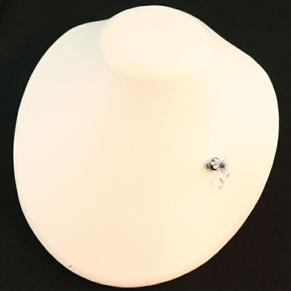 ミキモト ブローチ アレキサンドライト 0.26ct  ダイヤ 0.27ct  フラワー ピン K18WG/合金 