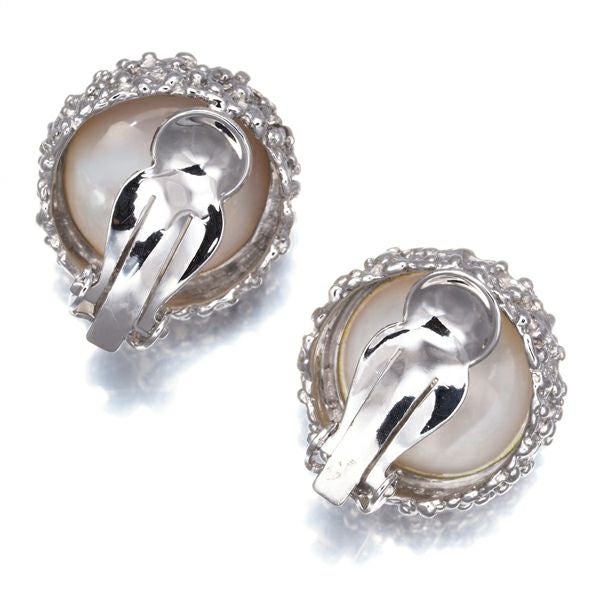 タサキ イヤリング マベパール マベ真珠 16.0mm   シルバー 