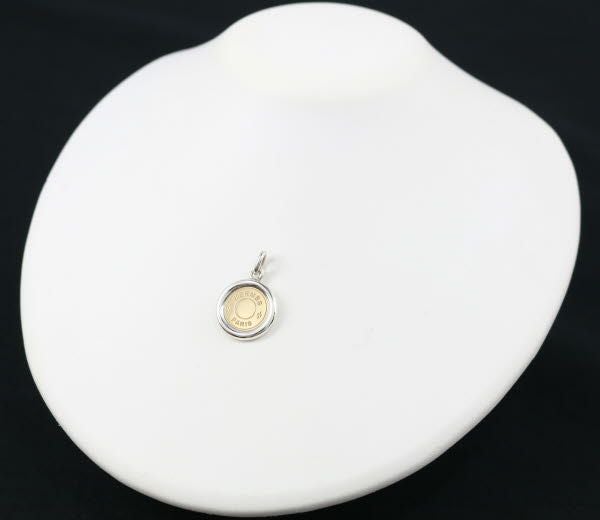 エルメス ペンダントトップ  セリエ クルードセル K18YG/シルバー925 