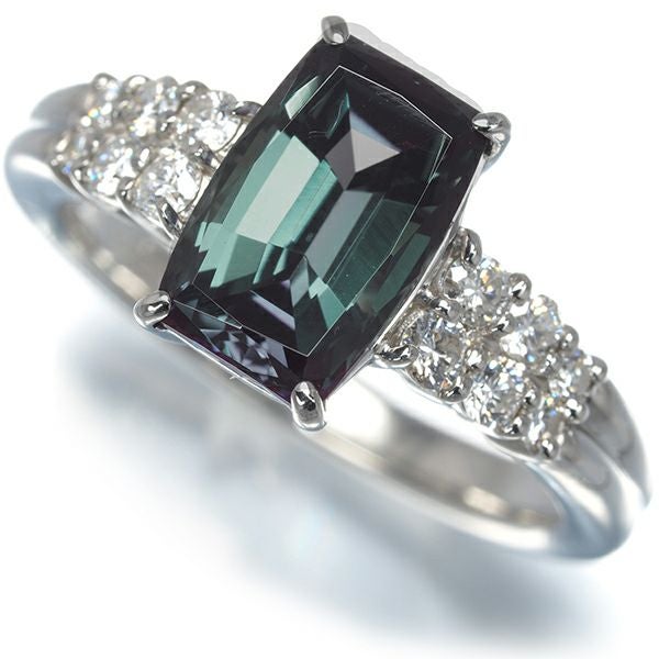 クレサンベール リング 再結晶アレキサンドライト 2.31ct ダイヤ