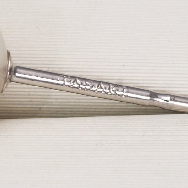 タサキ ピアス パール アコヤ真珠 6.4-6.8mm  クリスタル ヴァリエ 2way K18WG 