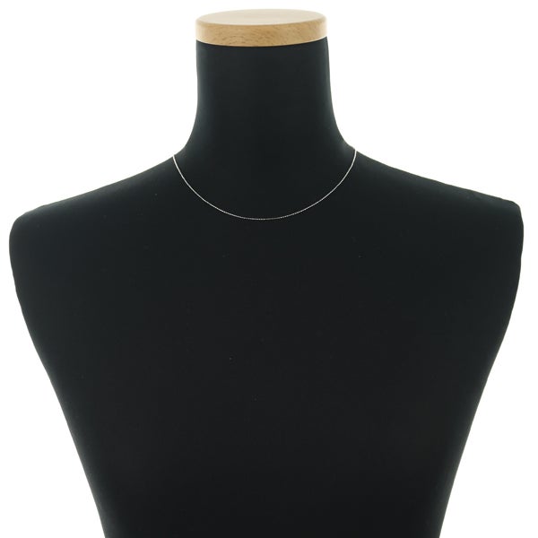 カットボール チェーンネックレス 44cm K18WG 